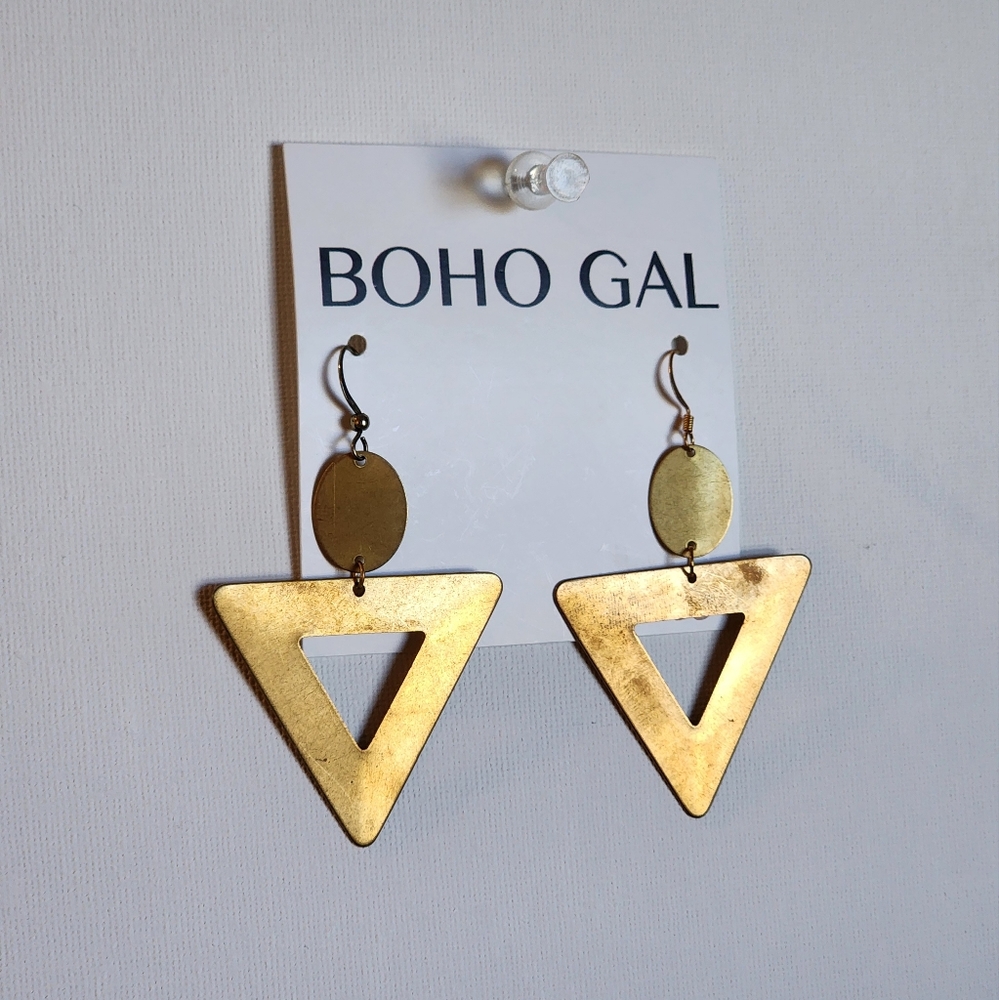 BOHO GAL 3in Triangle dangles